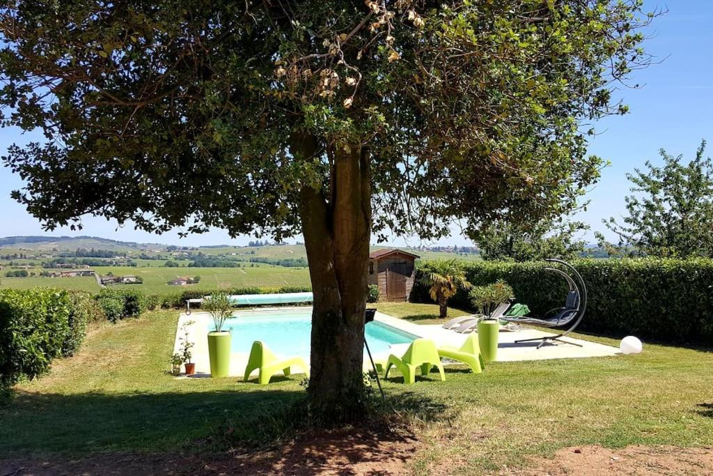Au Coeur Des Vignes Moulin A Vent Apartment La Chapelle-de-Guinchay ภายนอก รูปภาพ